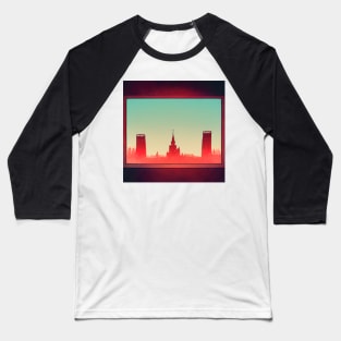 Minsk | Comics Style Baseball T-Shirt